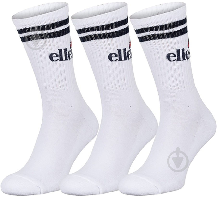 Носки Ellesse PULLO 3PK SOCKS SAAC0620-908 р.37-40 белый - фото 1 Носки Ellesse PULLO 3PK SOCKS SAAC0620-908 р.37-40 белый - фото 1