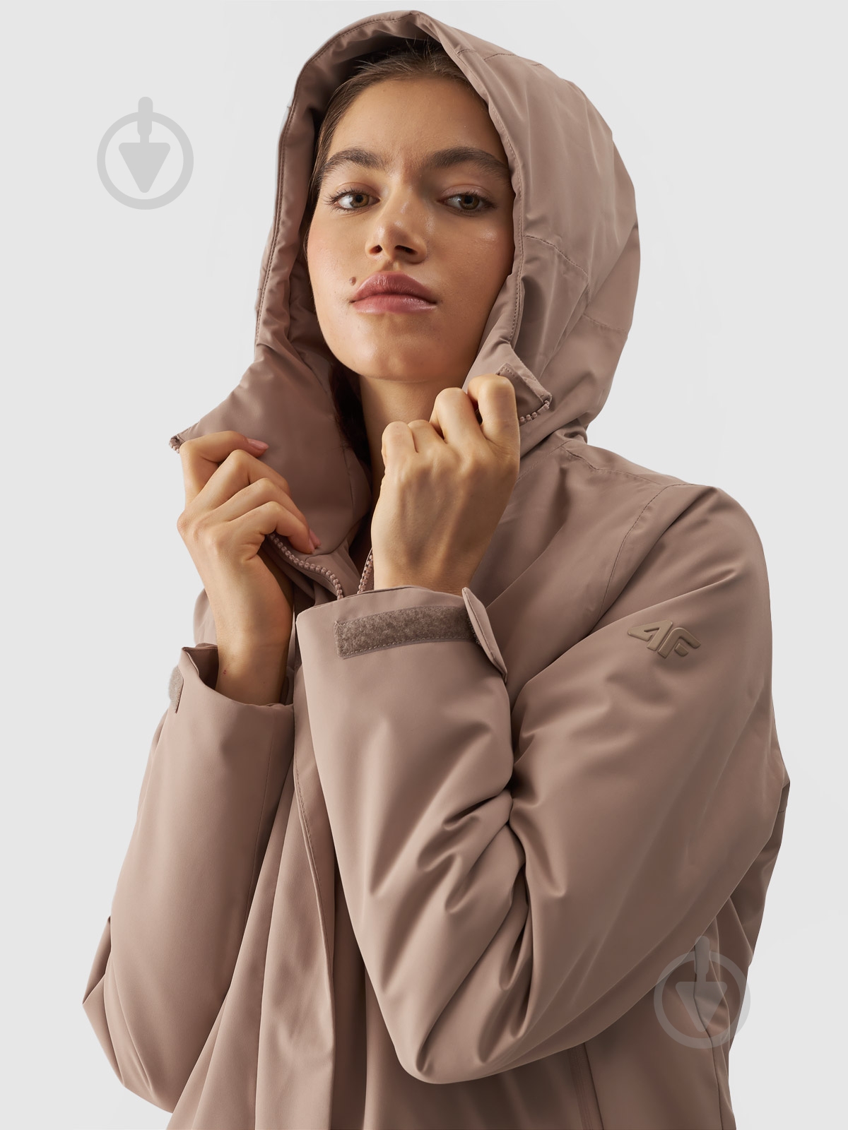 Куртка женская демисезонная 4F TECHNICAL JACKET F560 4FWAW24TTJAF560-82S р.M бежевая - фото 3