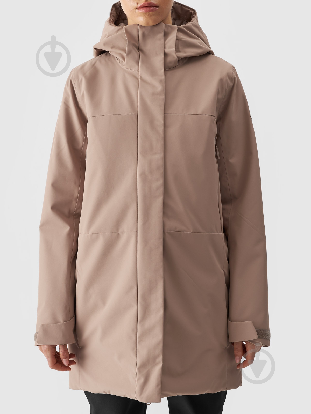 Куртка женская демисезонная 4F TECHNICAL JACKET F560 4FWAW24TTJAF560-82S р.M бежевая - фото 7