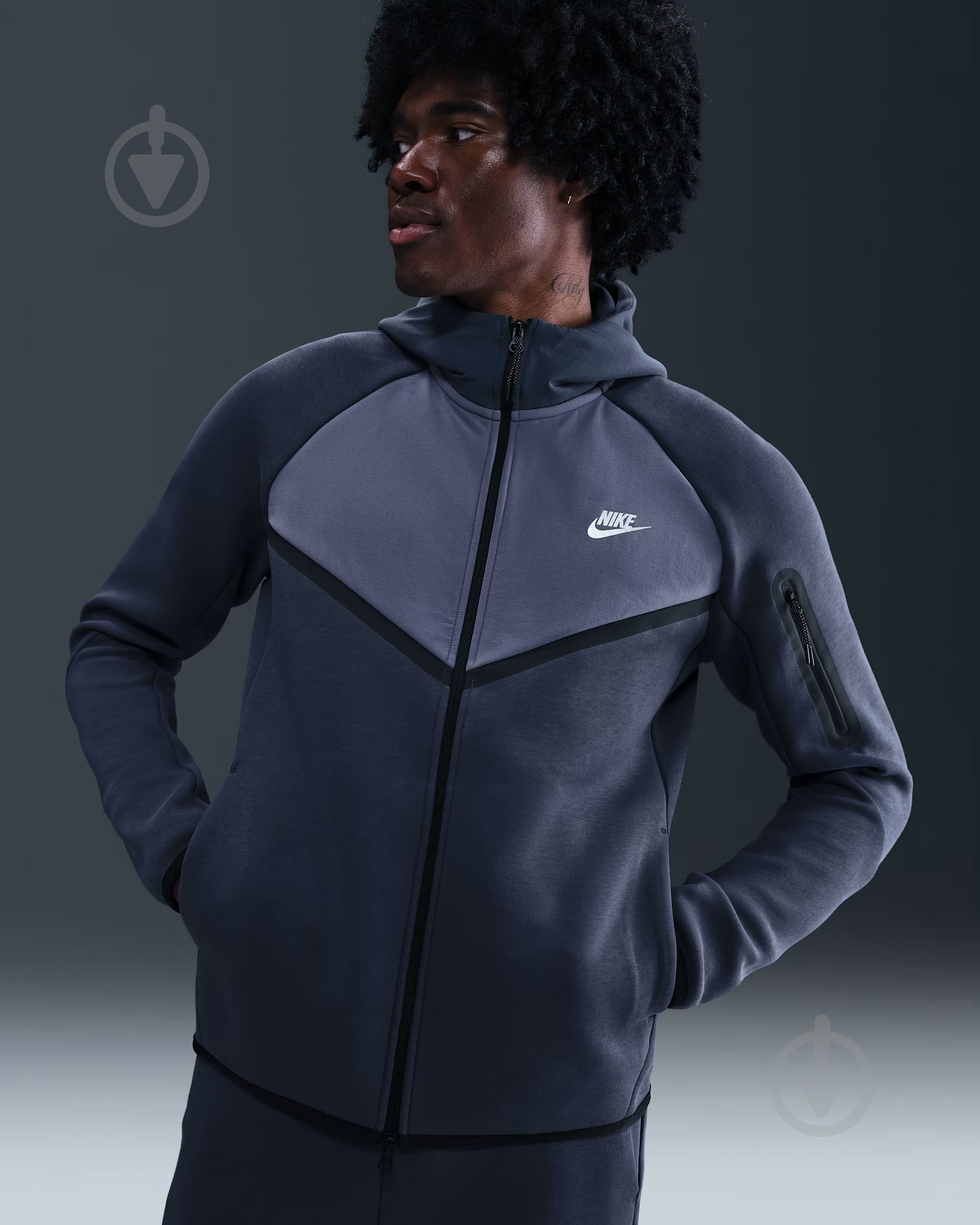 ᐉ Джемпер Nike M NK TCH MIX WR HOODIE IH4302-437 р.L синий