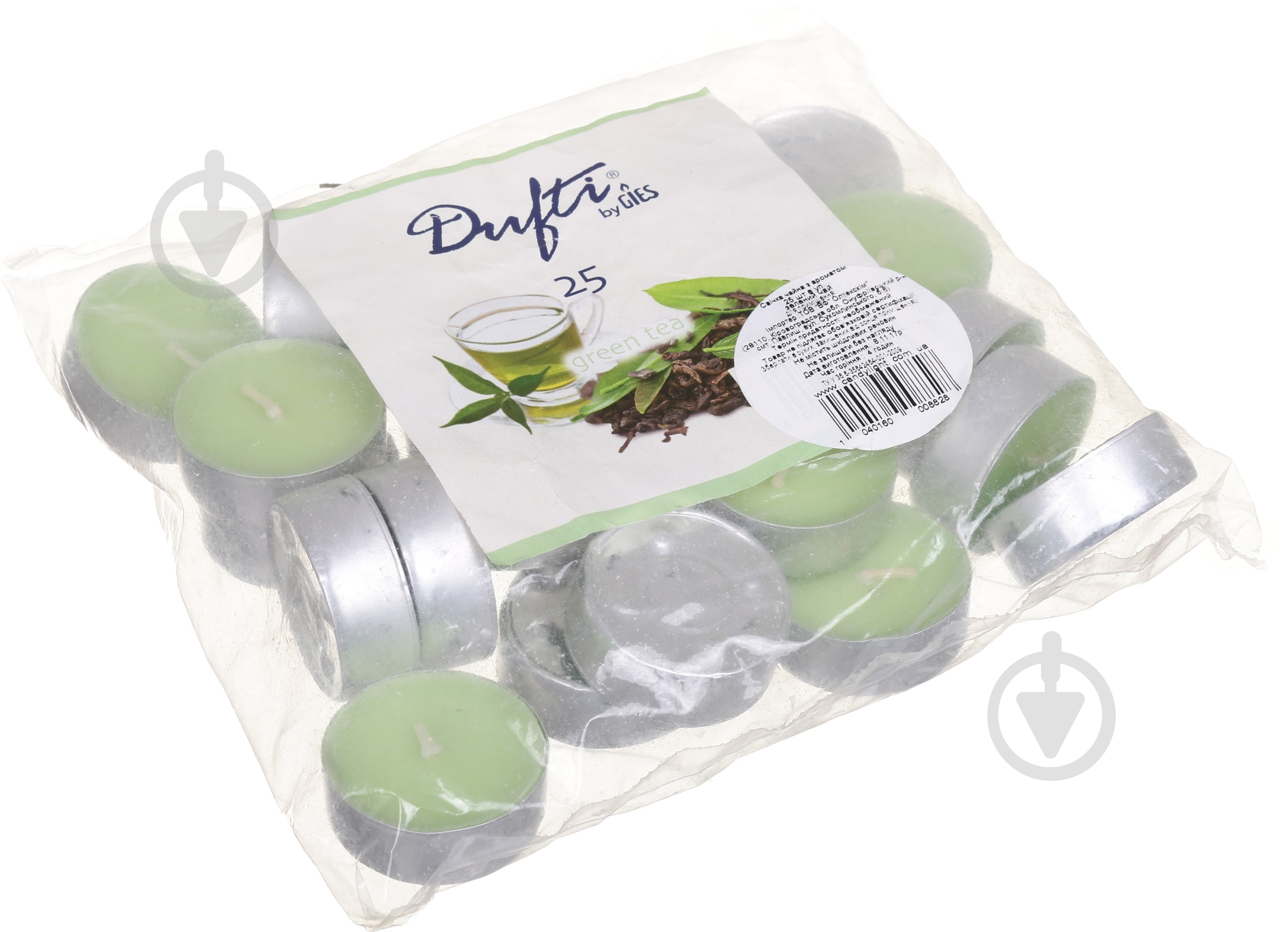 Свеча ароматическая зеленый чай (25 шт.) - фото 2