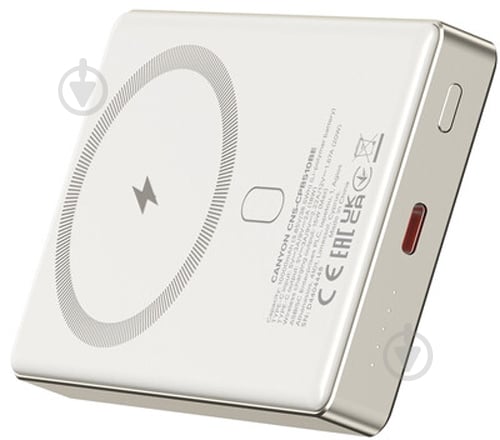Повербанк Canyon OnPower 510 slim Magsafe PD20W 10000 mAh beige (CNS-CPB510BE) - фото 6
