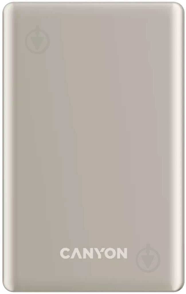 Повербанк Canyon OnPower 510 slim Magsafe PD20W 10000 mAh beige (CNS-CPB510BE) - фото 1