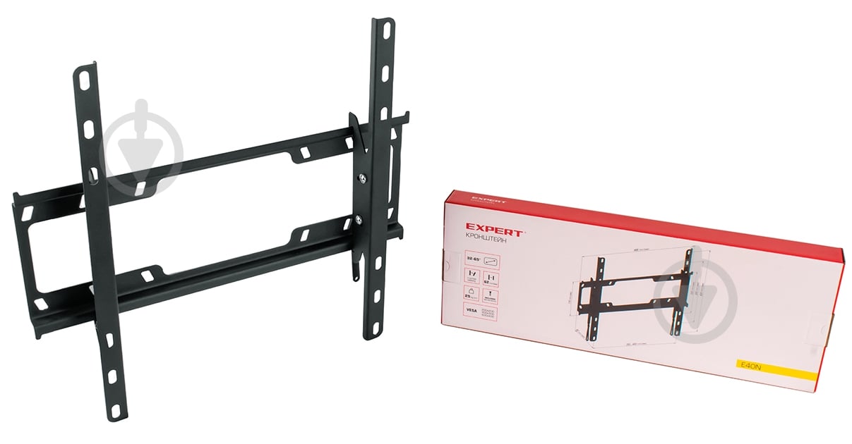 Кронштейн Expert наклонный для ТВ E40N наклонные 32"-65" черный - фото 3