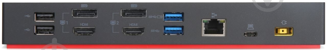 Док-станция Lenovo ThinkPad Basic Docking Station black (40AF0135EU) - фото 2 Док-станция Lenovo ThinkPad Basic Docking Station black (40AF0135EU) - фото 2