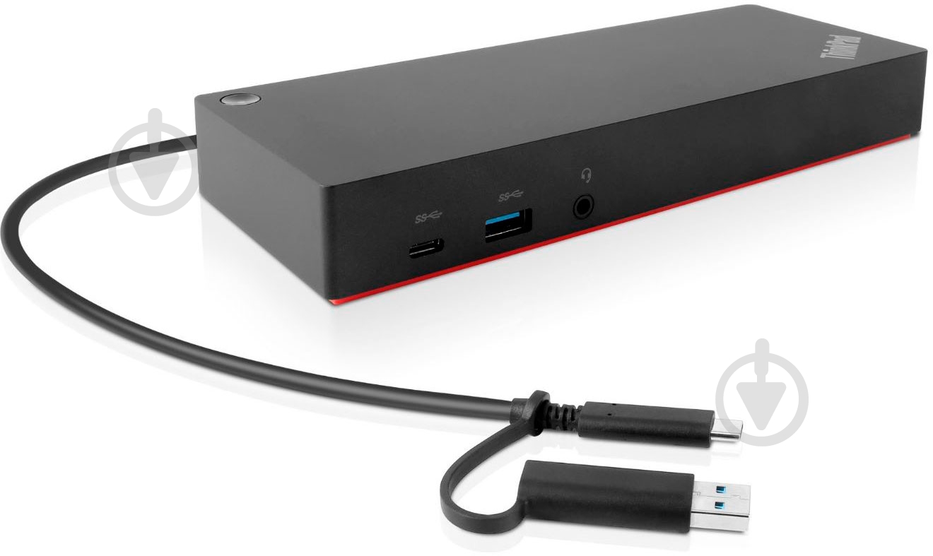 Док-станция Lenovo ThinkPad Basic Docking Station black (40AF0135EU) - фото 4 Док-станция Lenovo ThinkPad Basic Docking Station black (40AF0135EU) - фото 4