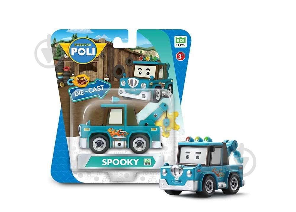 Машинка коллекционная Robocar Poli Робокар Спуки Die Cast MRT-0611 - фото 1