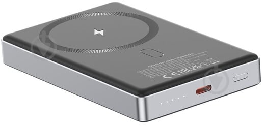 Повербанк Canyon OnPower 510 slim Magsafe PD20W 10000 mAh dark grey (CNS-CPB510DG) - фото 5