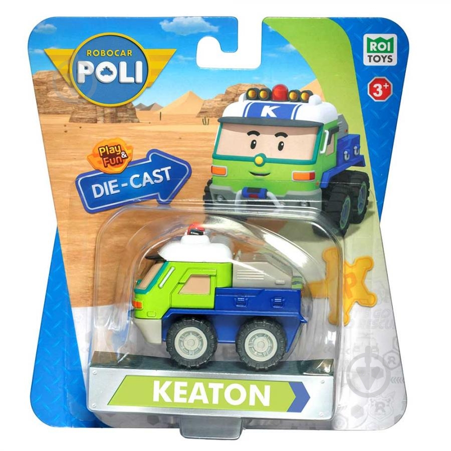 Машинка коллекционная Robocar Poli Робокар Китон Die Cast MRT-0614 - фото 1