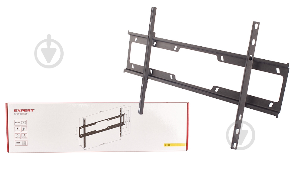Крепление для телевизора Expert E60F фиксированные 40"-80" черный - фото 3