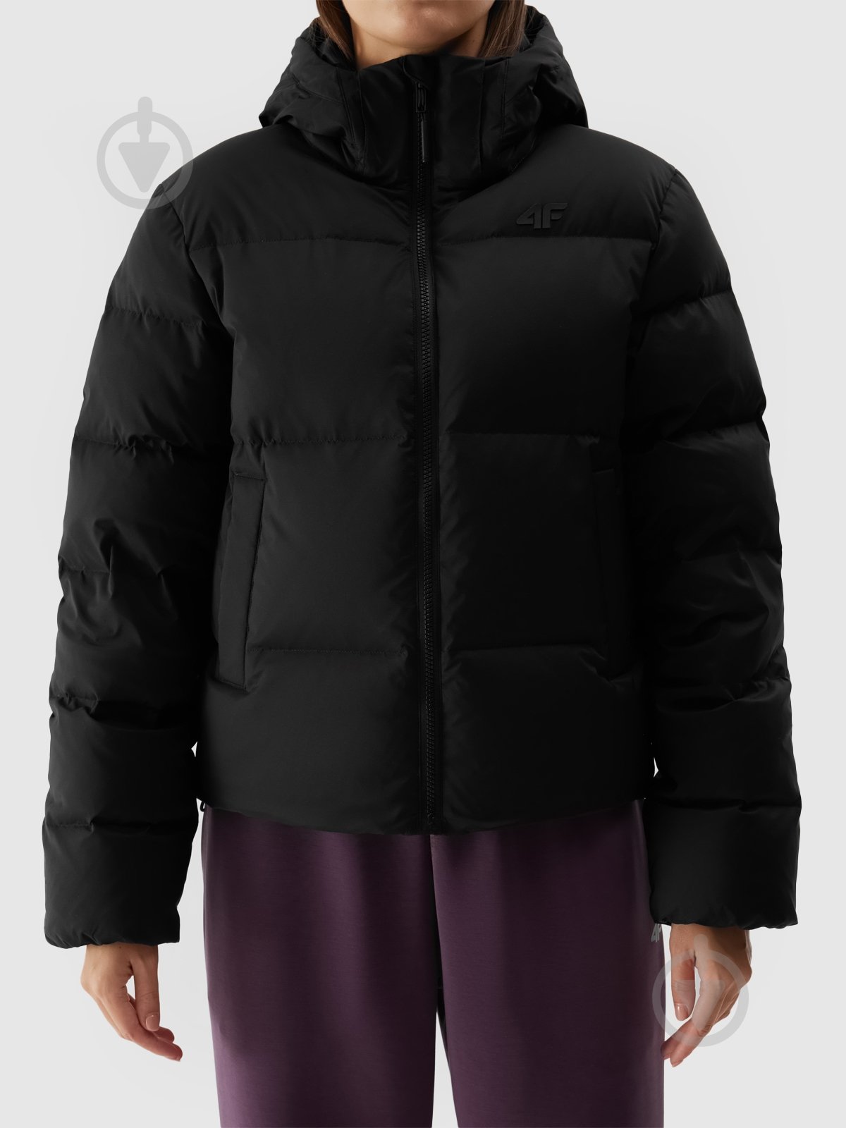 Пуховик жіночий зимовий 4F DOWN JACKET F481 4FWAW24TDJAF481-20S р.M чорний - фото 8