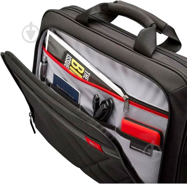 Сумка для ноутбука Case Logic DLC-115 15.6" black (3201433) - фото 4 Сумка для ноутбука Case Logic DLC-115 15.6" black (3201433) - фото 4