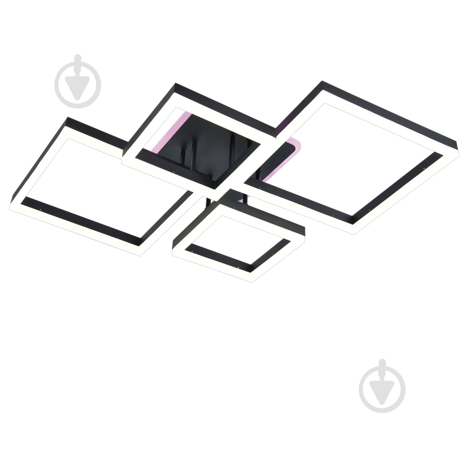 Люстра світлодіодна Victoria Lighting з пультом 162 Вт чорний Grove/PL4 black - фото 1