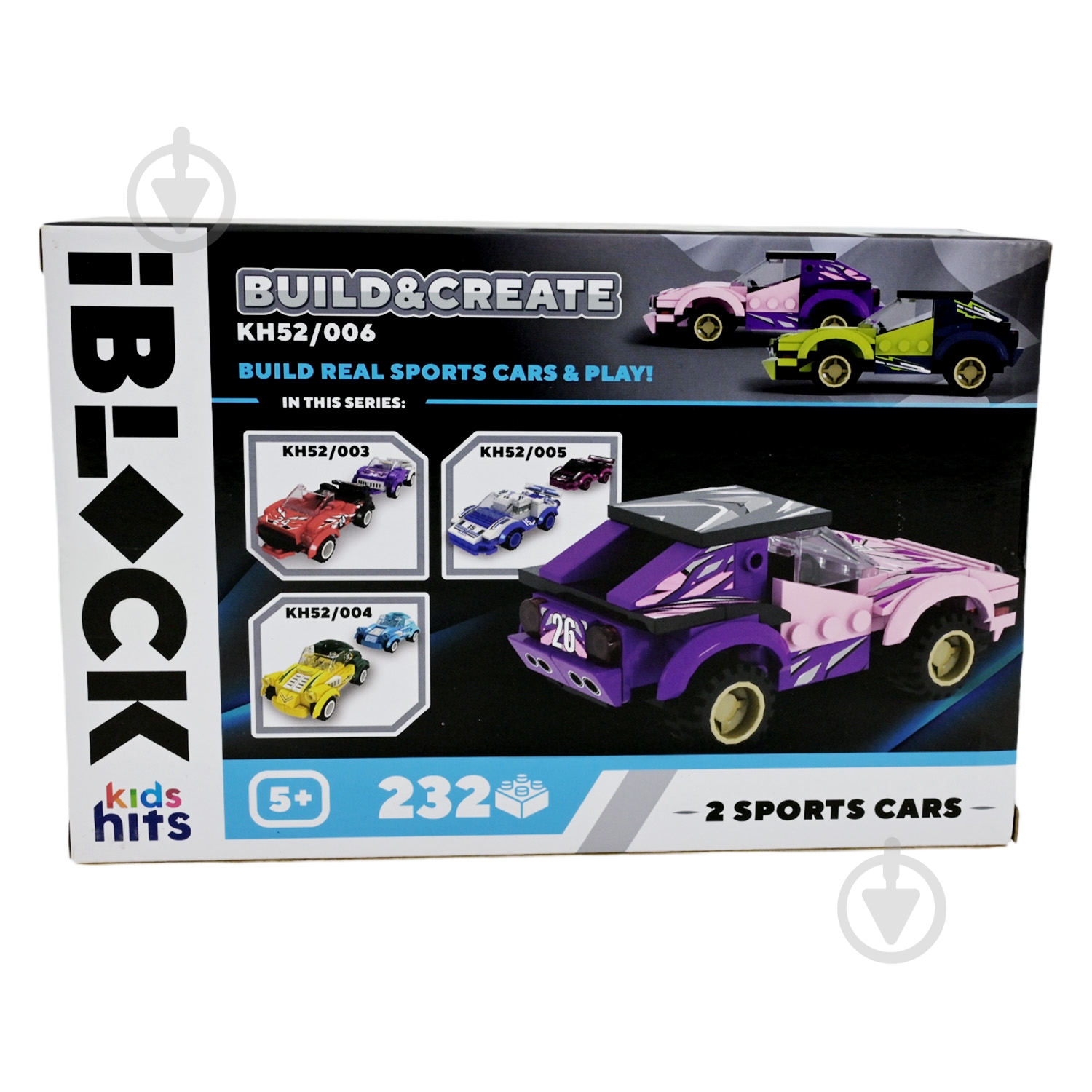 Конструктор Iblock Kids hits JUNIOR Мегакары KH52/006 - фото 6