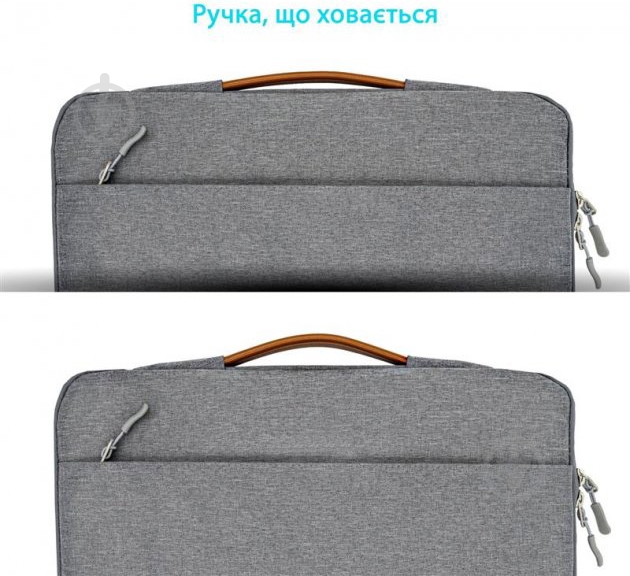 Чехол-сумка Grand-X 15.6" grey (SLX-15G) - фото 4