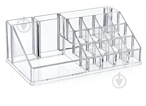 Органайзер BoxUp для косметики 12,5x22x8 см пластик прозрачный FT-001 - фото 1