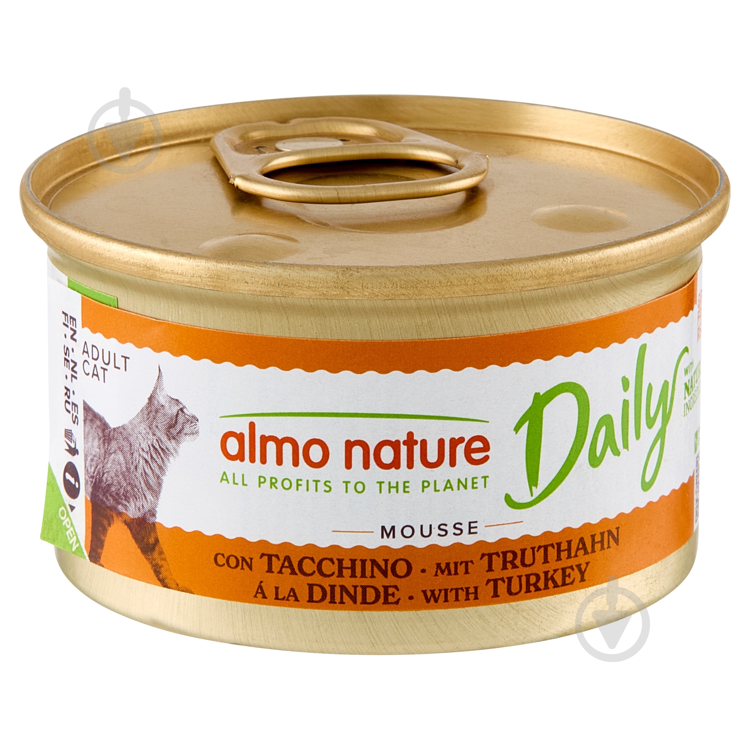 Консерва Almo Nature Daily Menu Cat с индейкой 85 г - фото 1