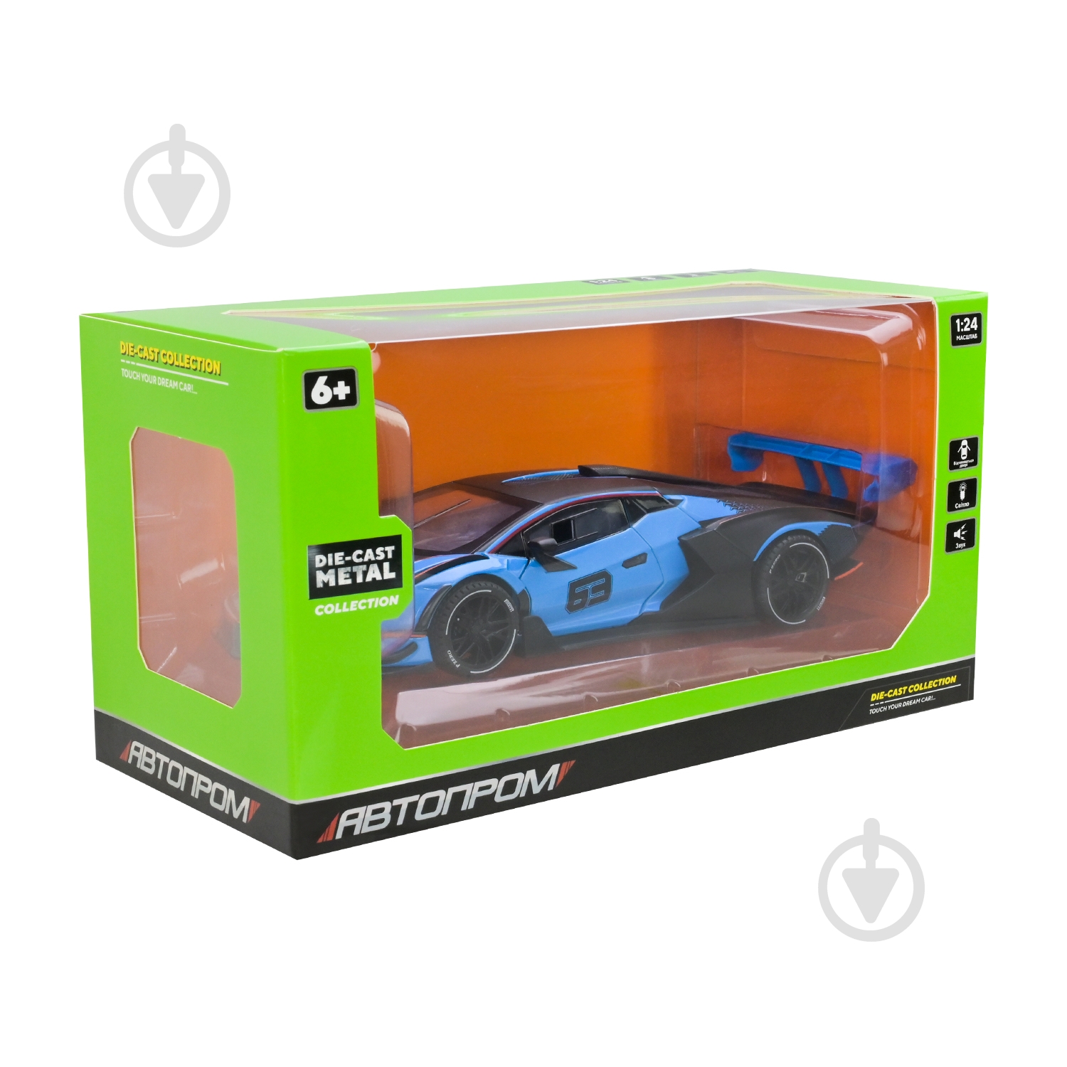 Машинка Автопром 1:24 Lamborghini AP7700 - фото 16