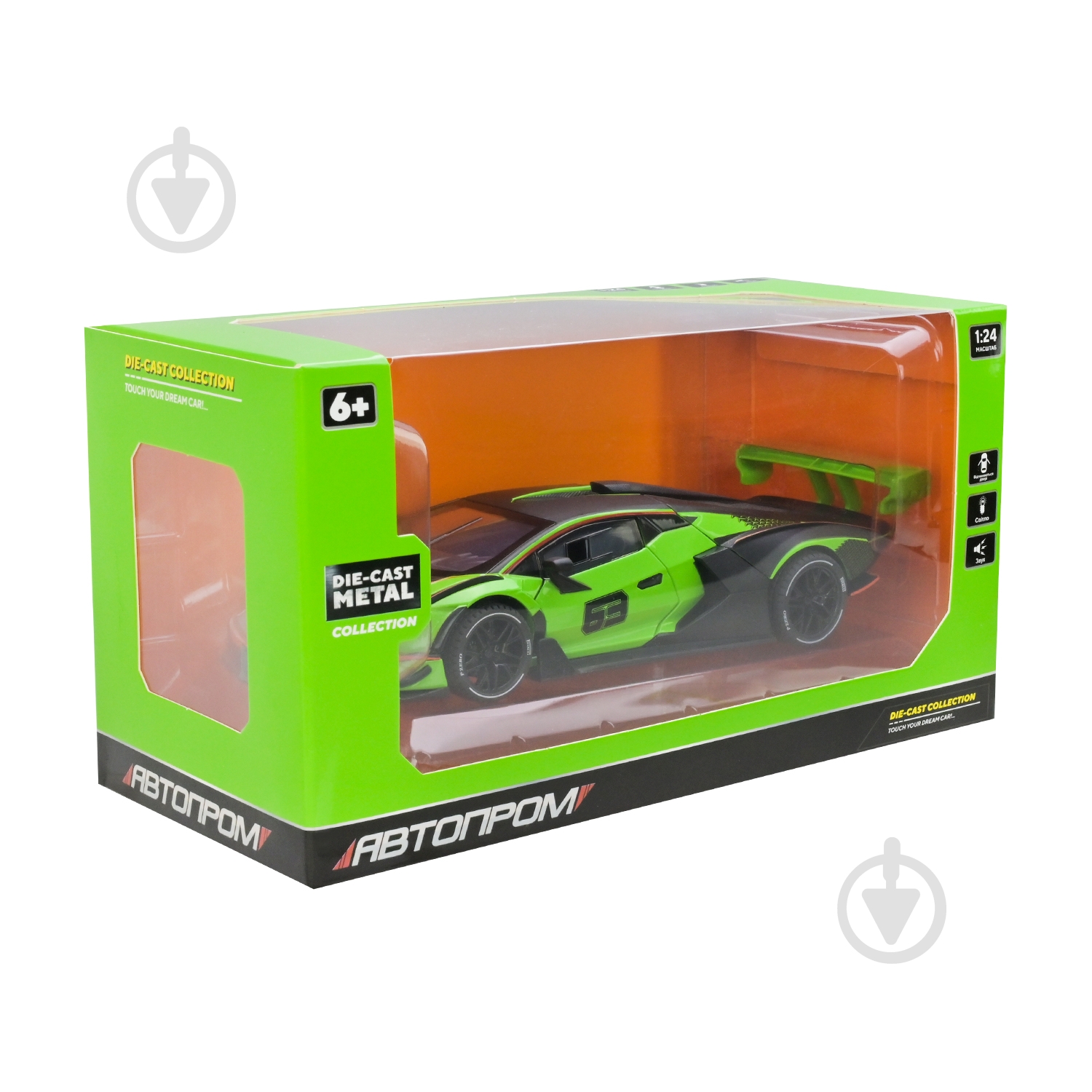 Машинка Автопром 1:24 Lamborghini AP7700 - фото 15
