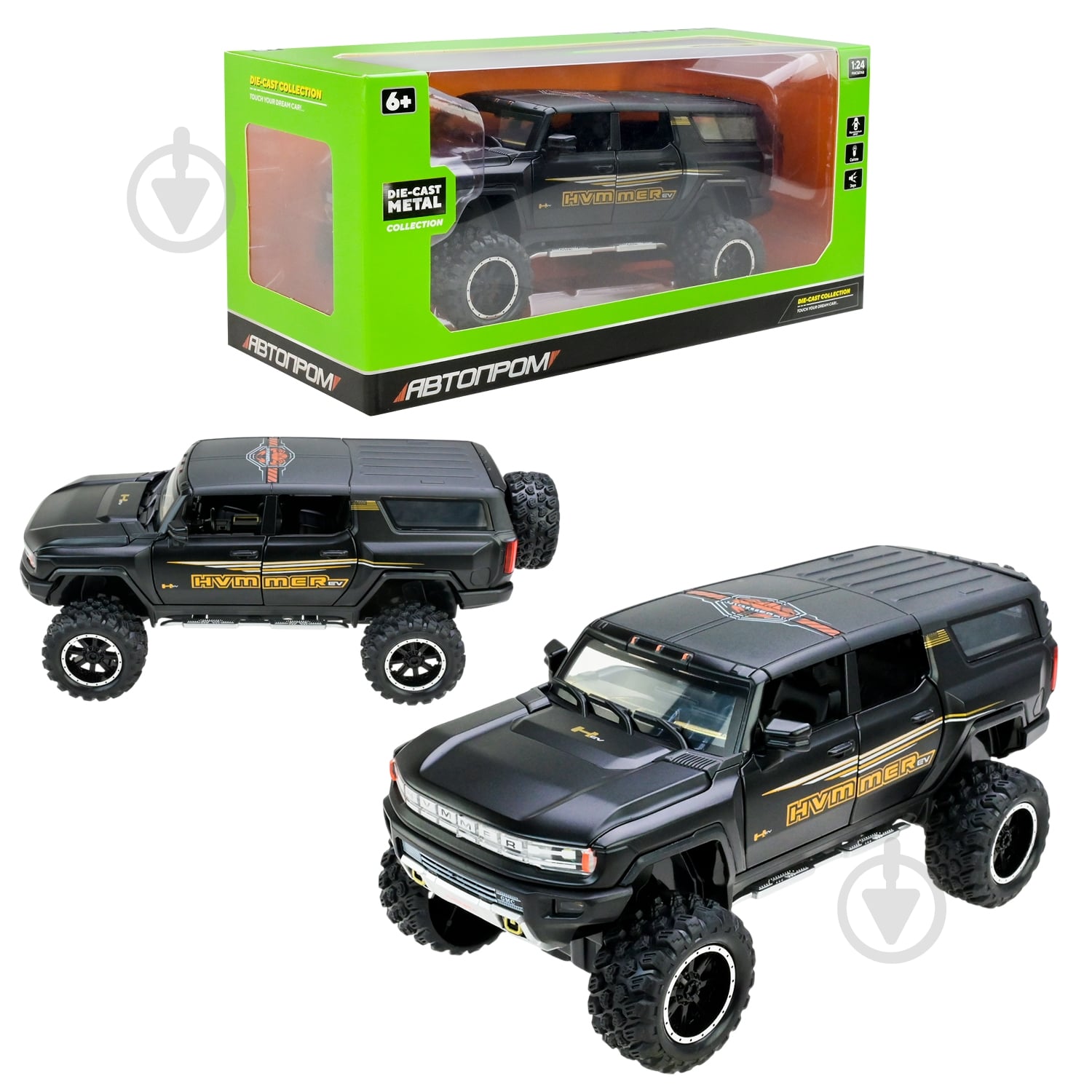 Машинка Автопром 1:24 Hummer AP7701 - фото 11 Машинка Автопром 1:24 Hummer AP7701 - фото 11