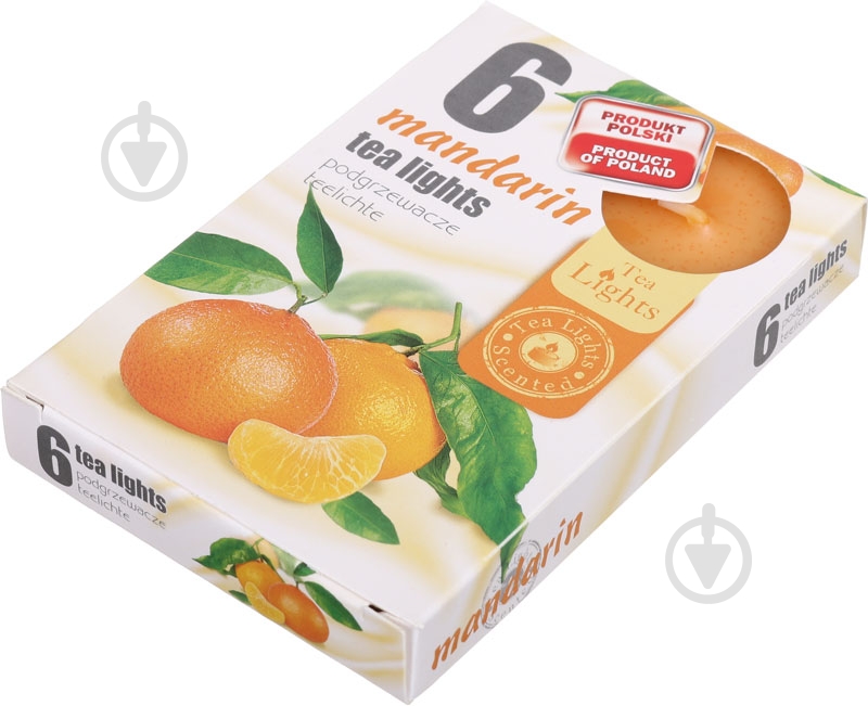 Набір свічок Мандарин 6 шт. - фото 4