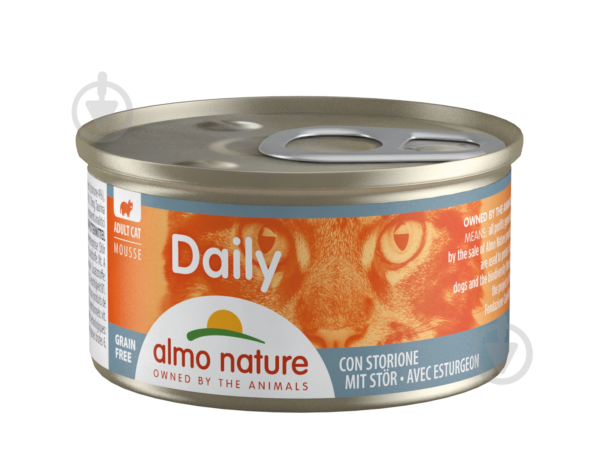 Консерва Almo Nature Daily Menu Cat з осетром 85 г - фото 1
