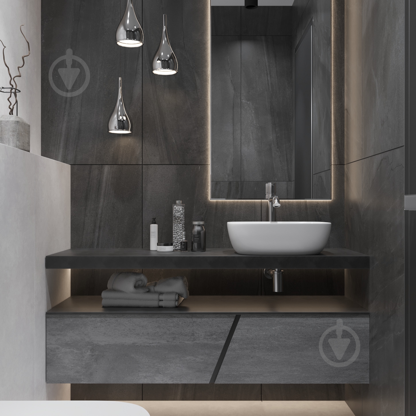 Умивальник Helmken 49346000 3 в 1: прямокутний 46 см, із сифоном і донним клапаном Сlick-clack, хром - фото 6 Умивальник Helmken 49346000 3 в 1: прямокутний 46 см, із сифоном і донним клапаном Сlick-clack, хром - фото 6