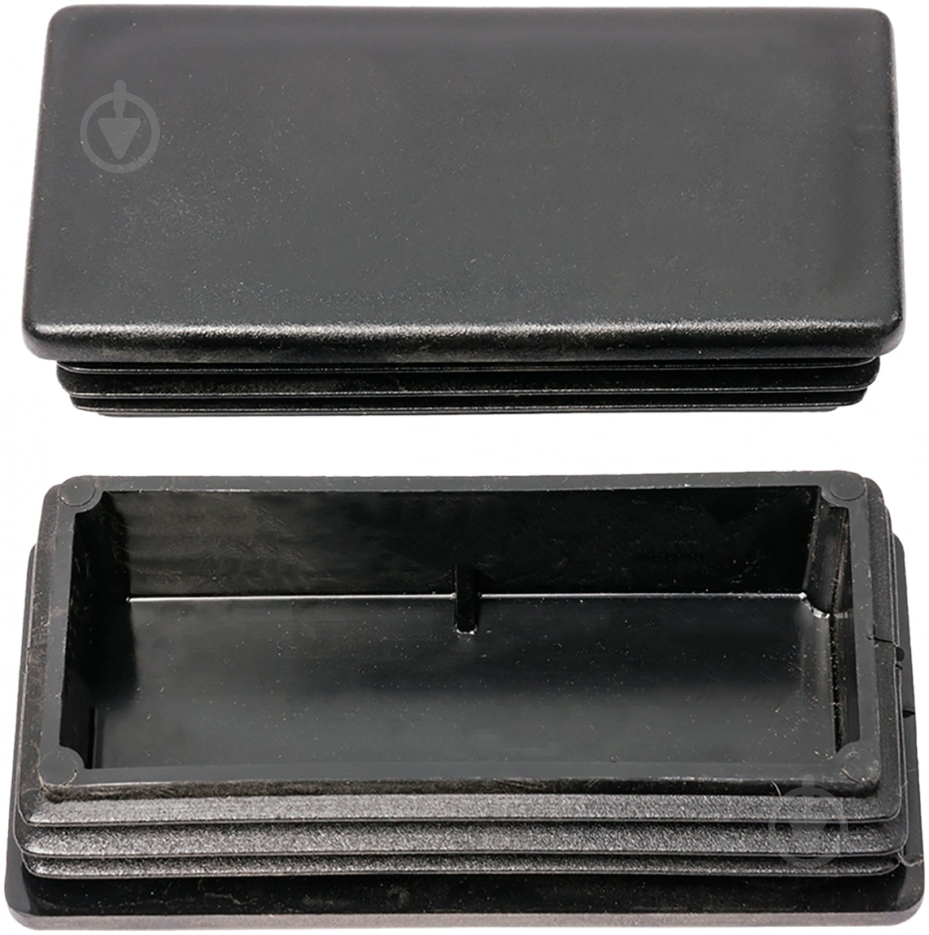 Заглушка прямоугольная Expert Fix черная 120х60 мм внутреняя - фото 1