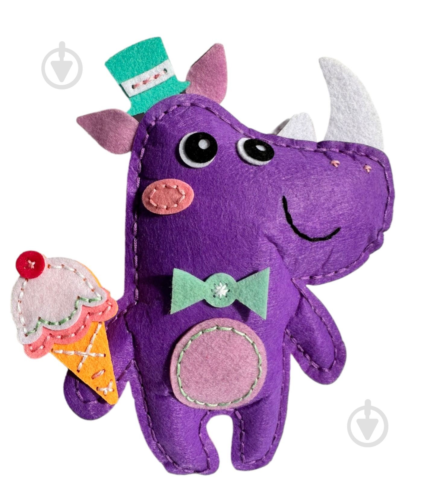 Набор для шитья Apli Krapli сшей сам игрушку из фетра Бегемот СИ-15 - фото 1