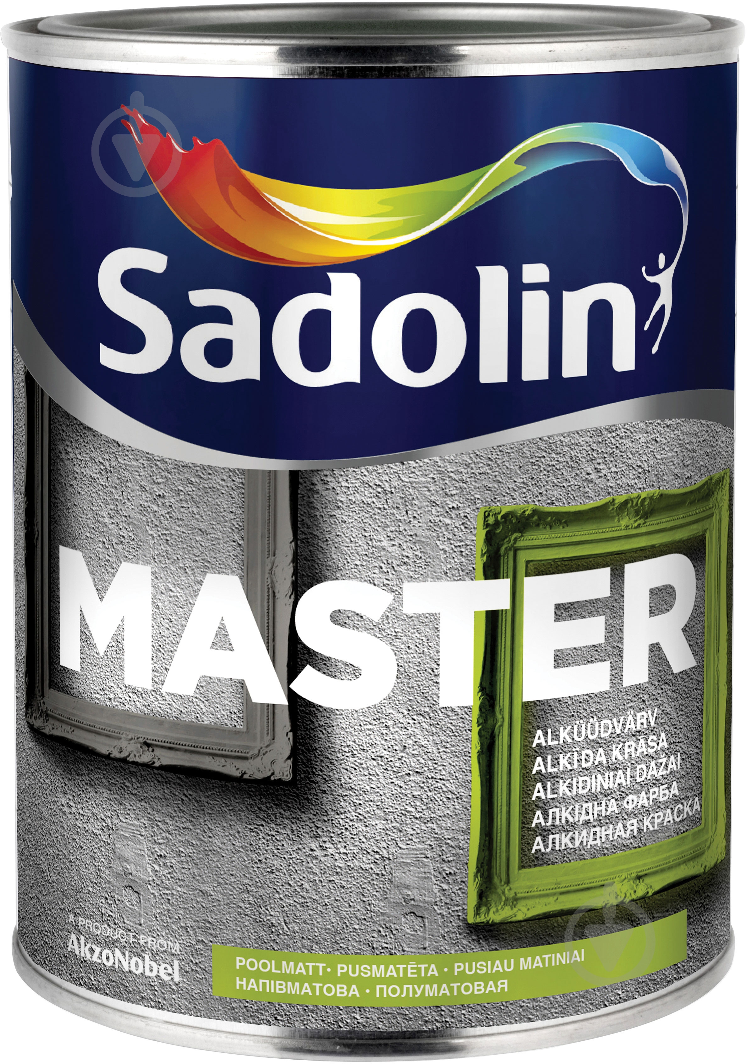 Эмаль Sadolin Master 30 белый полумат 1 л - фото 1 Эмаль Sadolin Master 30 белый полумат 1 л - фото 1