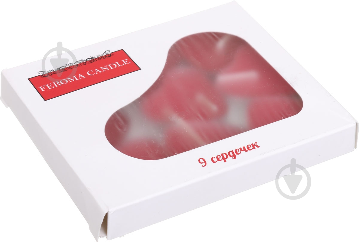 Набор свечей сердце 9 шт. - фото 3 Набор свечей сердце 9 шт. - фото 3