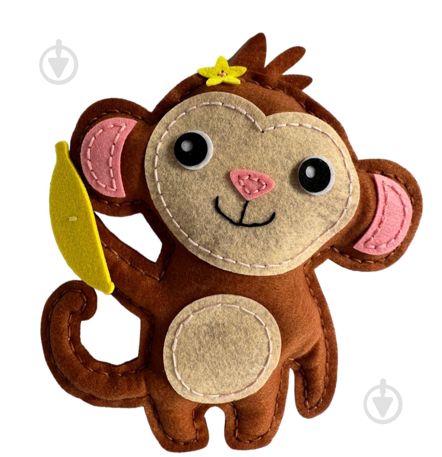 Набір для шиття Apli Krapli зший сам іграшку з фетру Мавпеня СИ-16 - фото 1 Набір для шиття Apli Krapli зший сам іграшку з фетру Мавпеня СИ-16 - фото 1