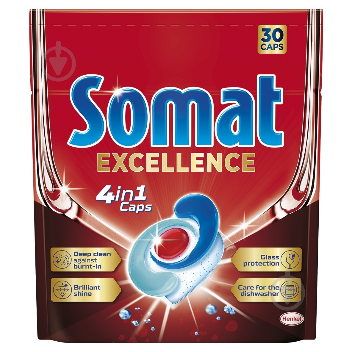 Капсули для посудомийних машин Somat Екселенс 4в1 30 шт. - фото 1