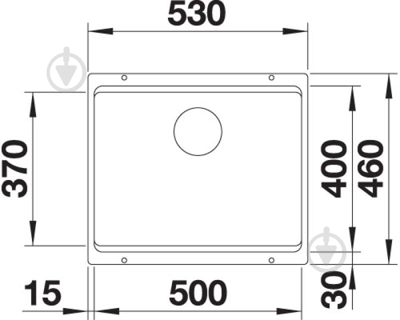Мойка Blanco ETAGON 500-U 522227 - фото 2