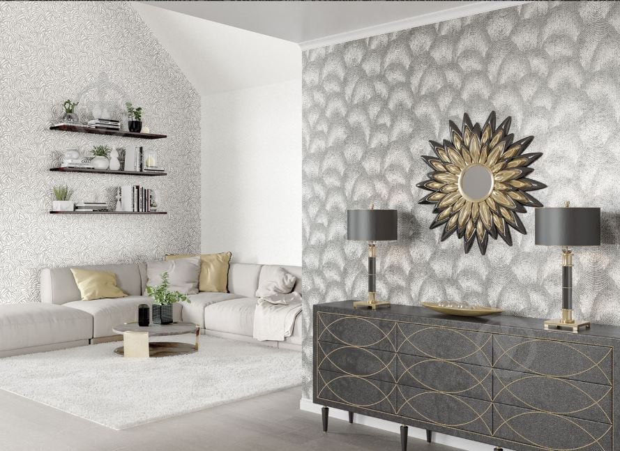 Обои виниловые горячего тиснения Sintra MONTEREY SHELL 404959 1,06x10,05 м - фото 3