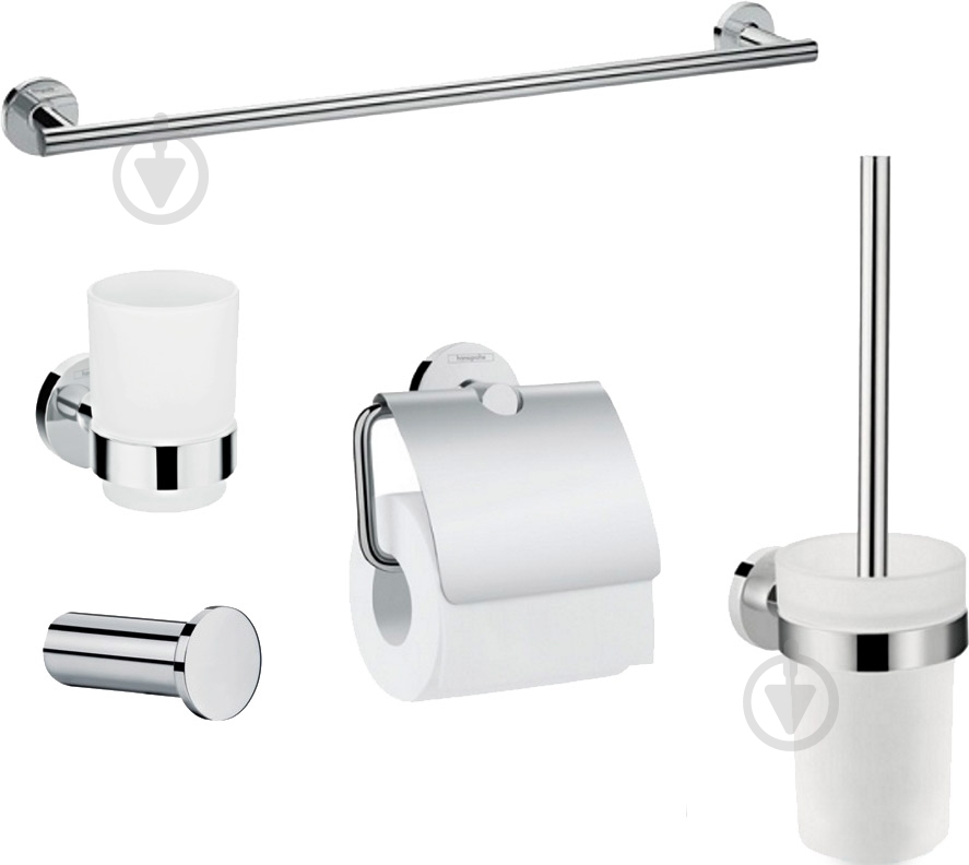 УЦІНКА! Набір аксесуарів Hansgrohe Logis 41723222 (УЦ №69) - фото 1 УЦІНКА! Набір аксесуарів Hansgrohe Logis 41723222 (УЦ №69) - фото 1