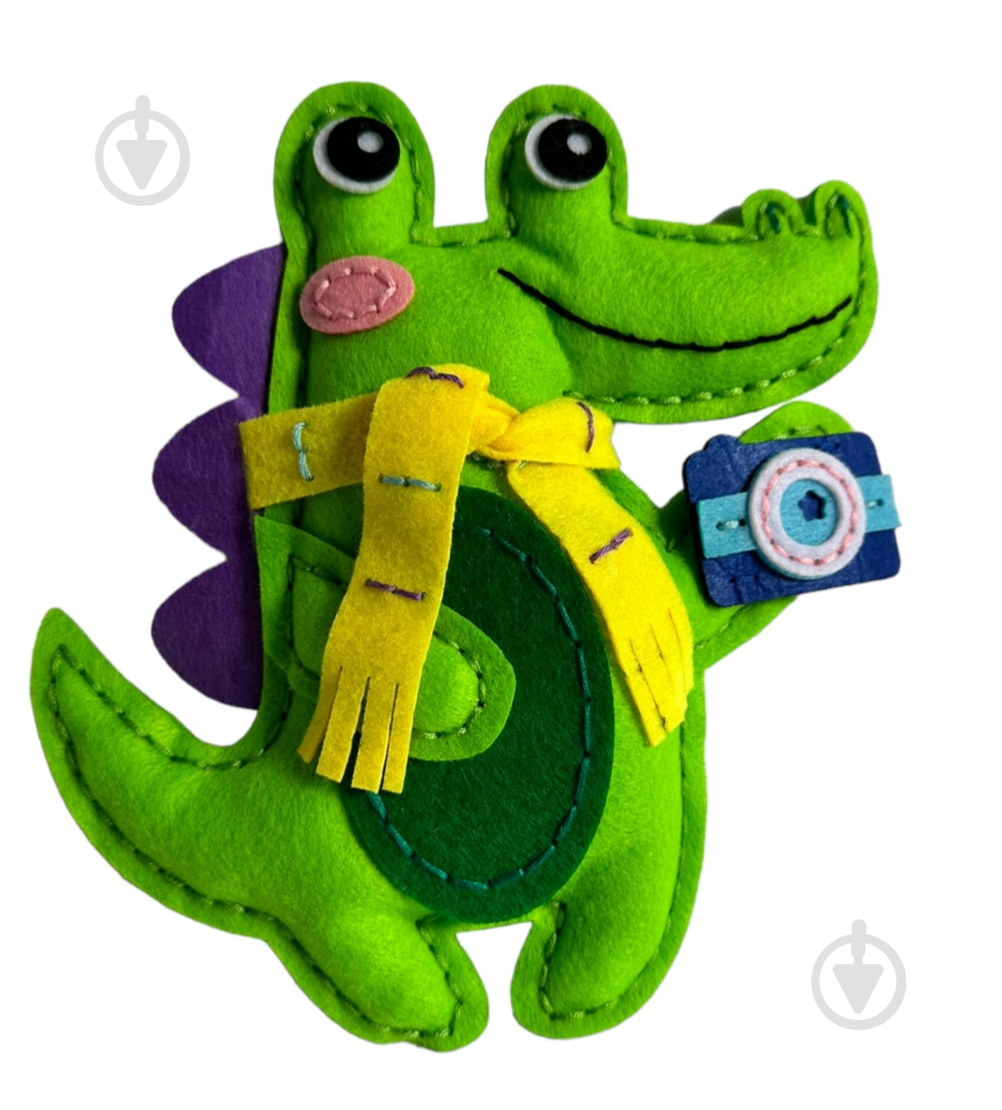 Набір для шиття Apli Krapli зший сам іграшку з фетру Крокодил СИ-20 - фото 1