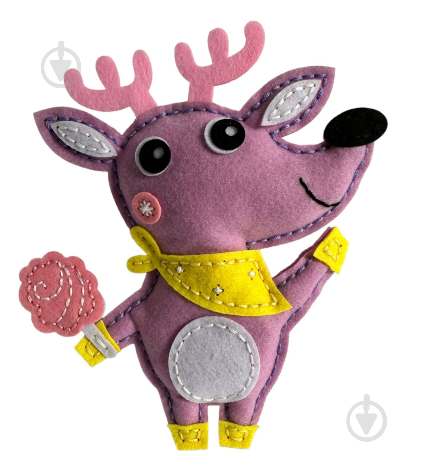 Набор для шитья Apli Krapli сшей сам игрушку из фетра Олень с конфетой СИ-21 - фото 1 Набор для шитья Apli Krapli сшей сам игрушку из фетра Олень с конфетой СИ-21 - фото 1