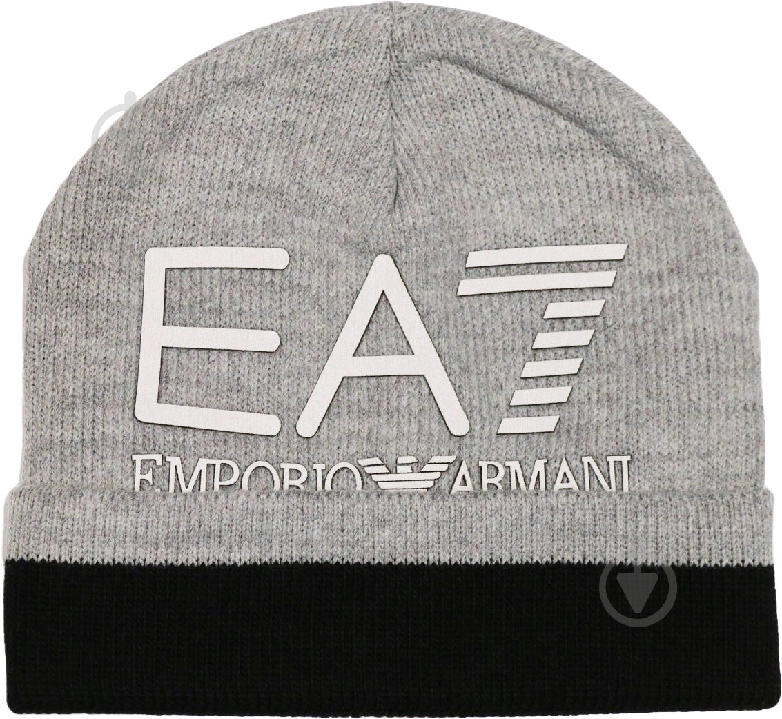 Шапка EA7 274906-2F302-00321 р.M сірий - фото 1