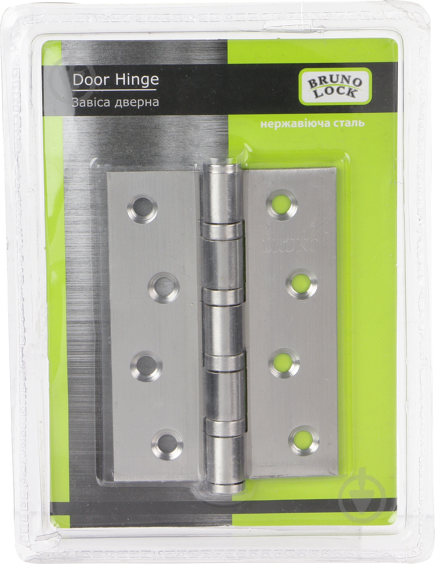 Петля Bruno 36250 100x75x2,5 мм нержавіюча сталь універсальна 2 шт. - фото 4 Петля Bruno 36250 100x75x2,5 мм нержавіюча сталь універсальна 2 шт. - фото 4