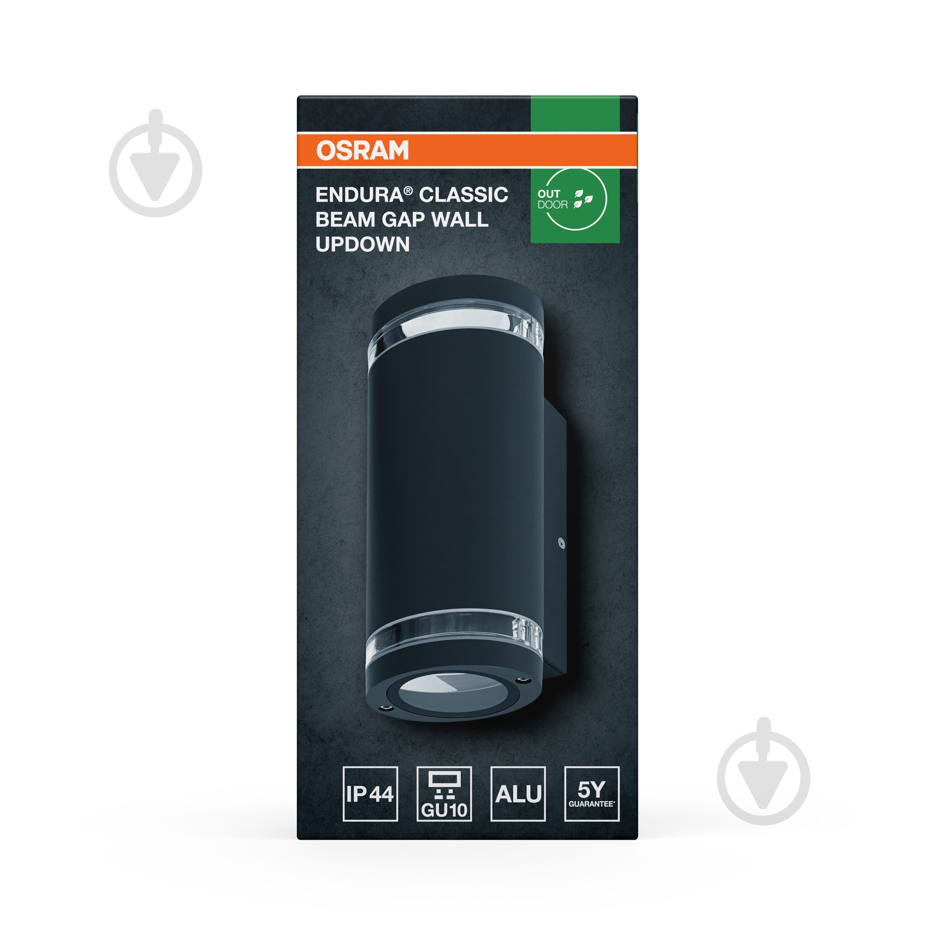 Бра Osram Endura Classic Beam Gap Wall Updown GU10 IP44 темно-сірий - фото 10