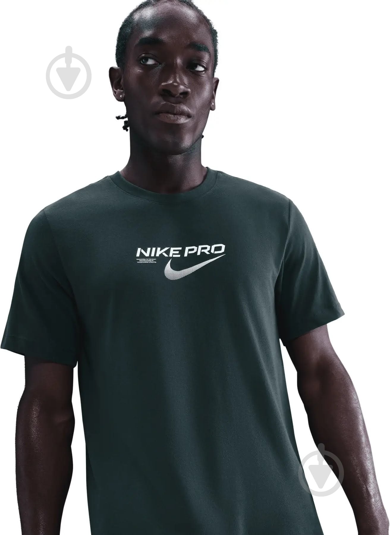 Футболка Nike M NK DF TEE NIKE PRO TRAINING HV4131-390 р.L зелений - фото 4 Футболка Nike M NK DF TEE NIKE PRO TRAINING HV4131-390 р.L зелений - фото 4