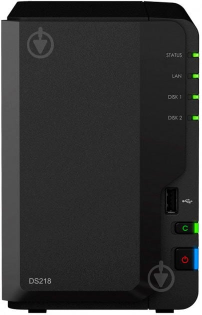 Сетевое хранилище Synology DS218 - фото 1