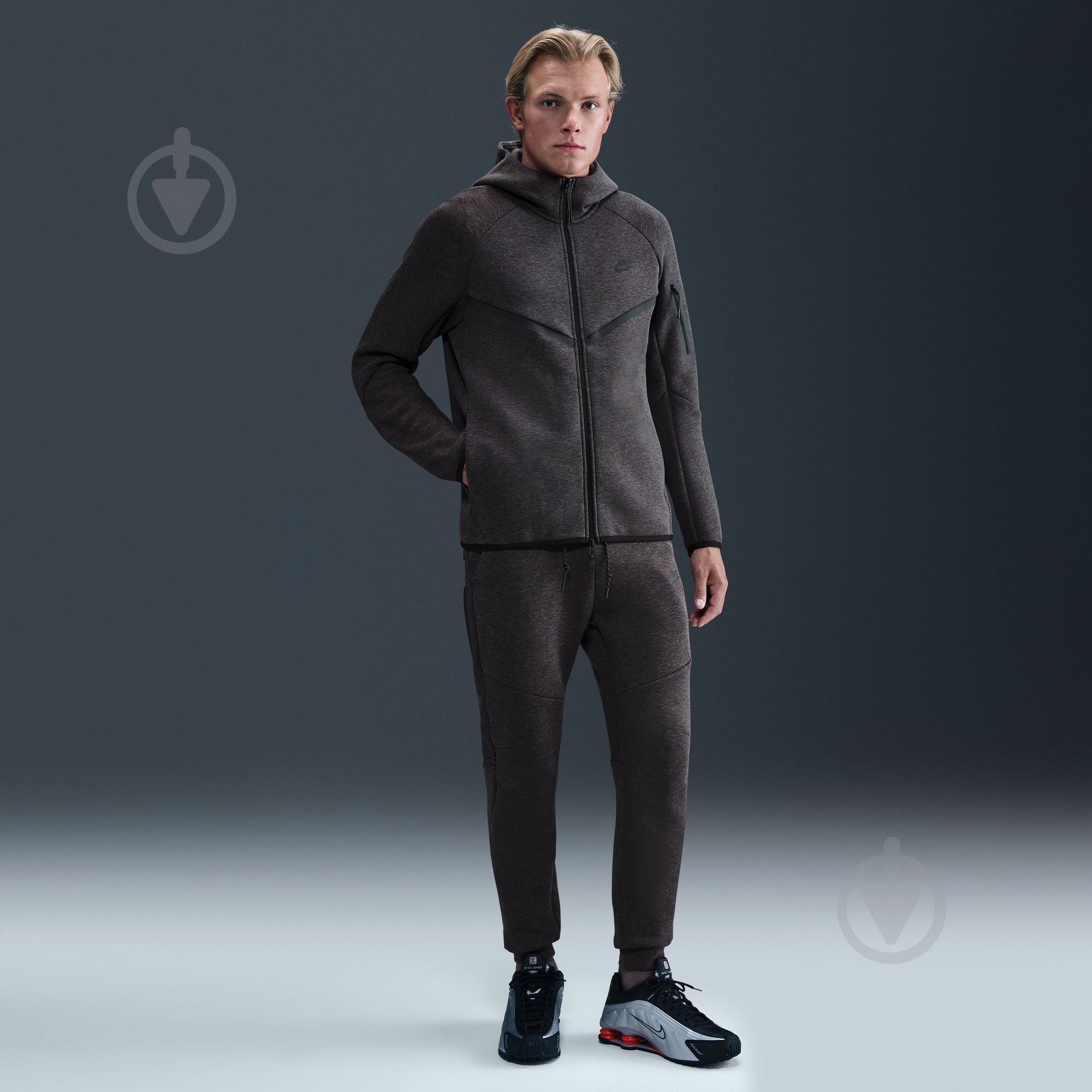 Джемпер Nike Nike Tech HV0949-032 р.XL черный - фото 5