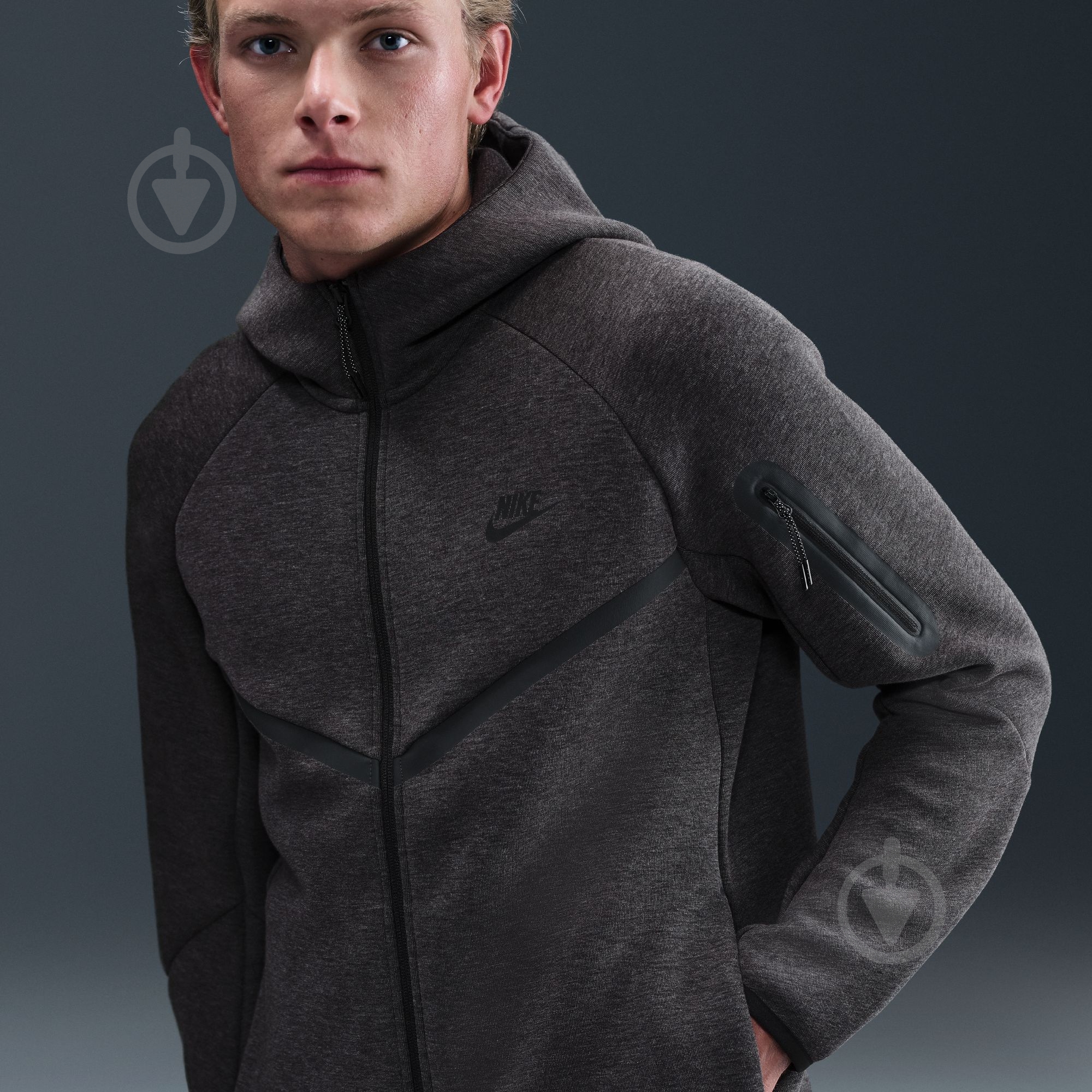 Джемпер Nike Nike Tech HV0949-032 р.XL черный - фото 6