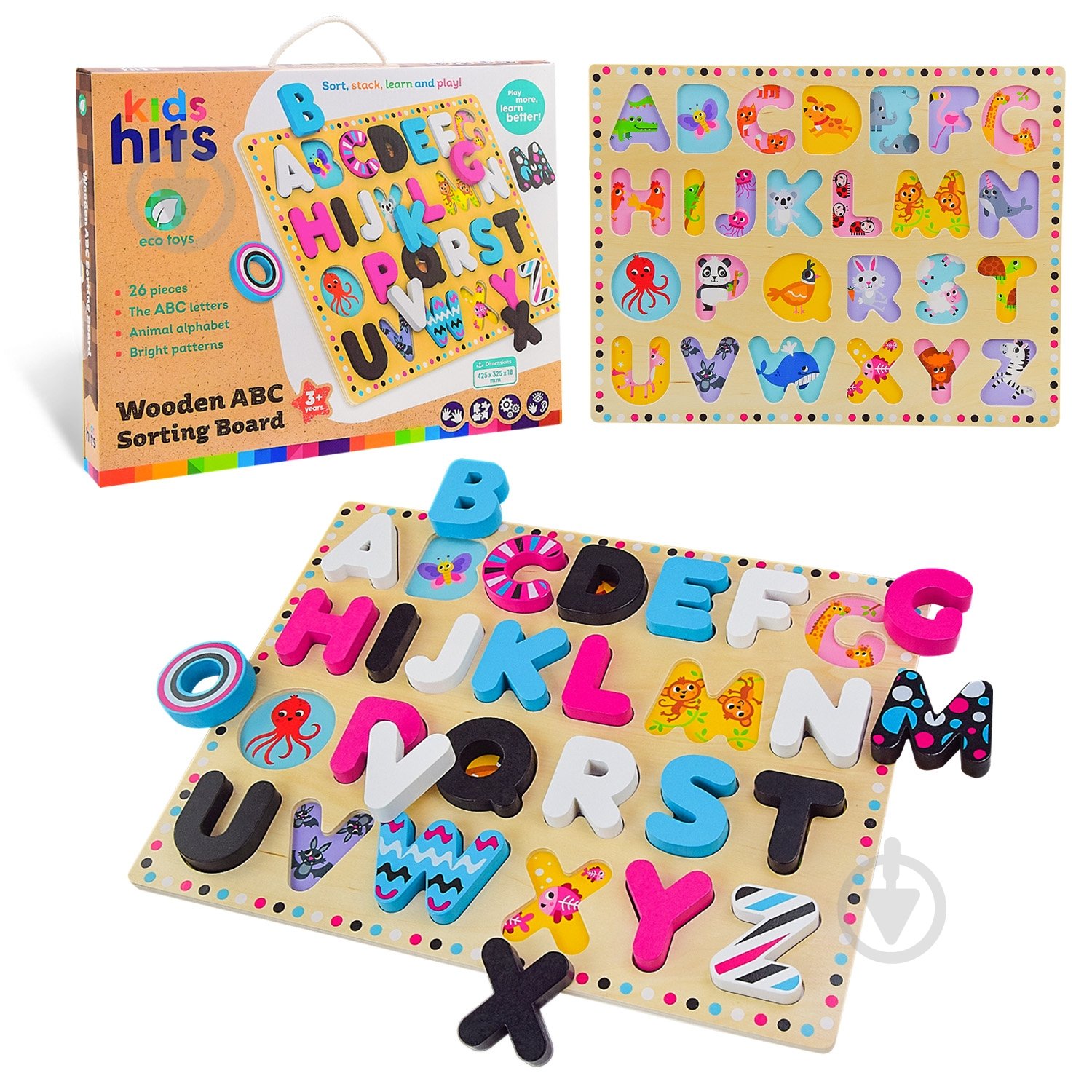 Игрушка деревянная Kids Hits Алфавит англ. алфавит KH20/025 - фото 1 Игрушка деревянная Kids Hits Алфавит англ. алфавит KH20/025 - фото 1