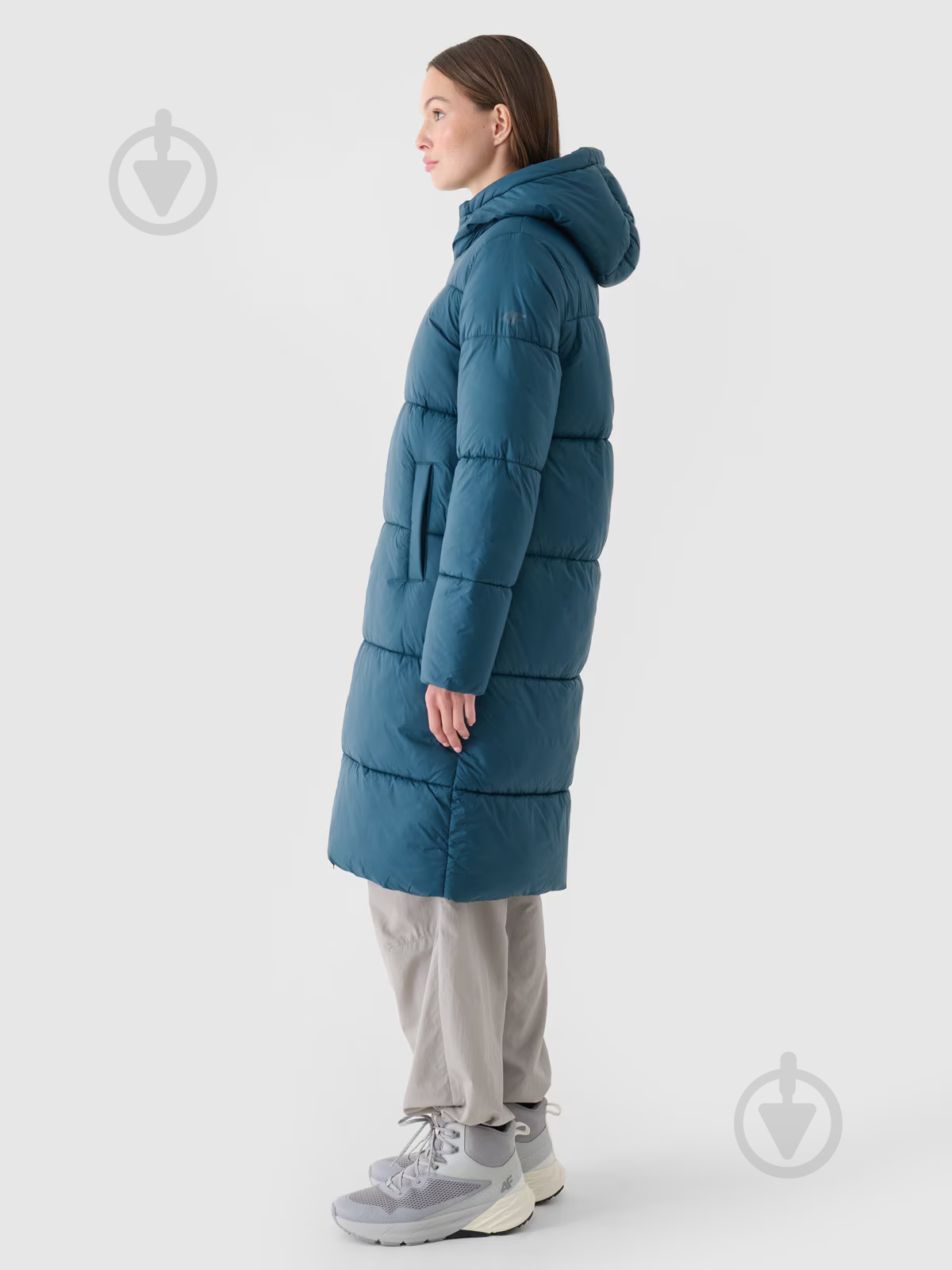 Пуховик жіночий зимовий 4F DOWN JACKET F475 4FWAW24TDJAF475-46S р.XL синій - фото 8