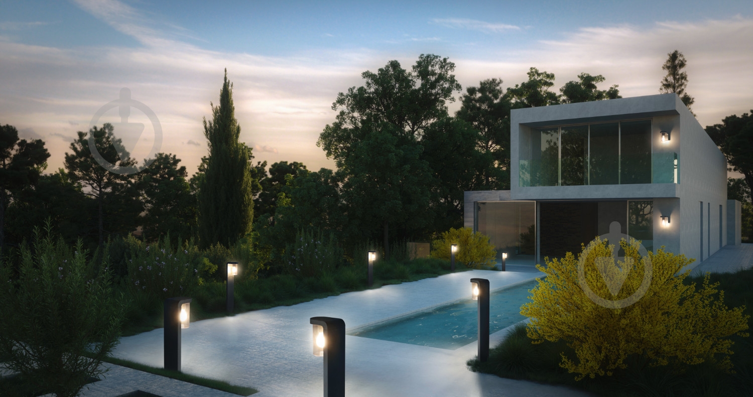 Бра Osram Classic Cascade Wall E27 IP44 бурштиновий - фото 12
