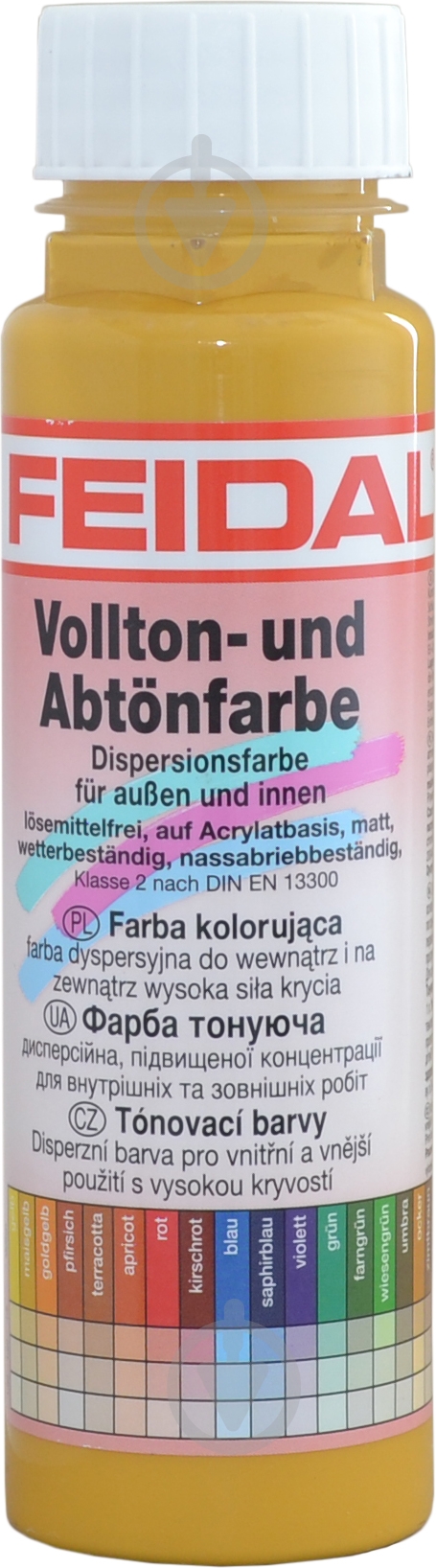 Краситель Feidal Vollton-und Abtonfarbe охра 250 мл - фото 1