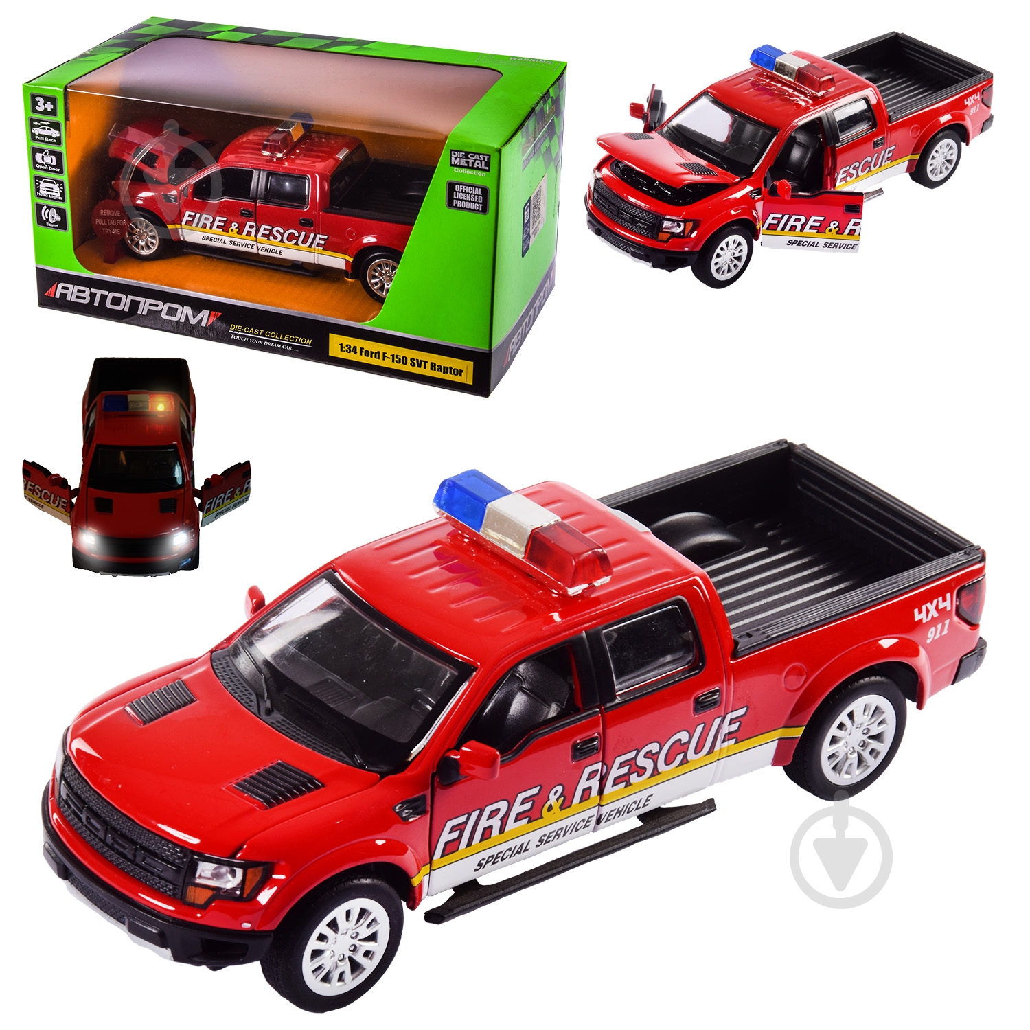 Автомобиль Автопром 1:34 68424 - фото 1 Автомобиль Автопром 1:34 68424 - фото 1